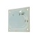 Hidden hidden handle 100x80 mm, zinc coating