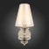 Wall lamp EVOLUCE. SL1137.101.01. Rionfo. 1x40 W, E14, 15x32.6 cm, Nickel color