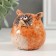 Souvenir Ceramics "Little Eagle owl" 6.6x7.1x7.4 cm