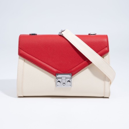 Bag-mixer on the valve, beige/red color