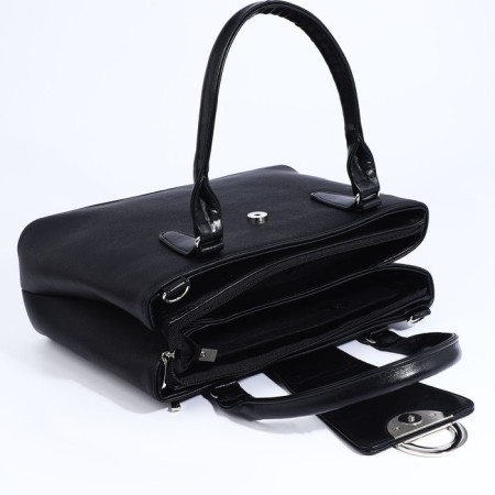 Olivi-tout bag on lightning, black color-6
