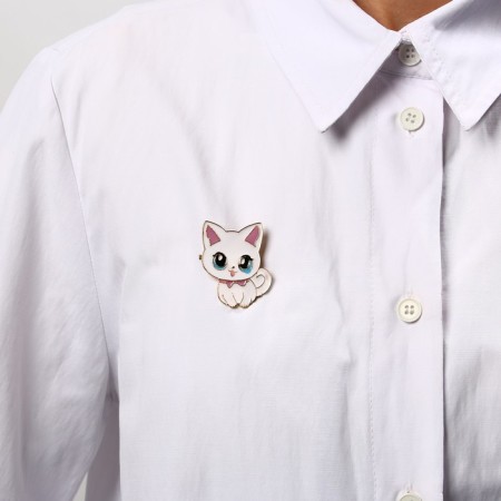Brooch "Cat", 2.7 x 3.8 cm-1
