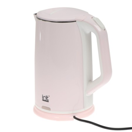 Electric kettle IRIT IR-1302, metal, 1.8 l, 1500 watts, pink-1