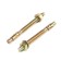 Anchor, wedge, yellow zinc, 8x95 mm, 90 pcs