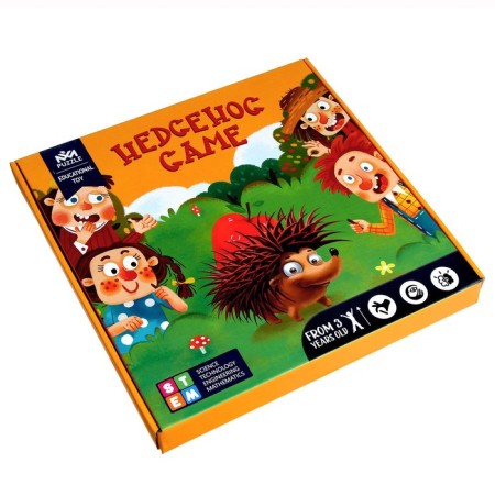 Children's developing board for the “Hedgehogs” account 30.5 × 30.5 × 1 cm-7