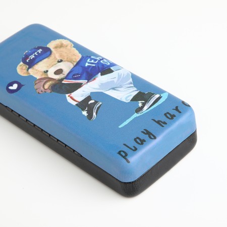 Case for glasses on the cracker, the color is blue-2