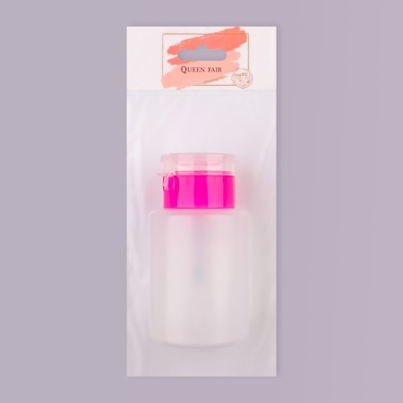 Pump bottle, 200 ml, pink/transparent color-5