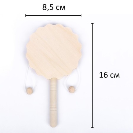 Children's wooden hacking "Color me", 8.5 × 1.5 × 16 cm-1