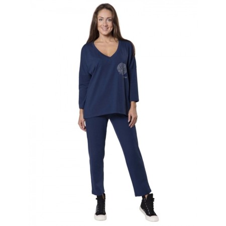 Female costume Kernel, size 44, blue color