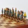 Chess souvenir "eastern", h king-8 cm, h Parashka-6.5 cm, 36 x 36 cm