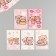 Cardboard "kittens" set 10 pcs (5 types) 4x6 cm