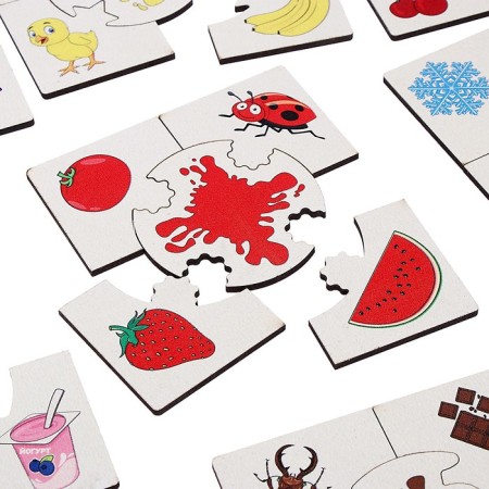 Set of puzzles - Associations "Colors", 12 puzzles-3
