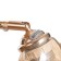 LUSTER "LOIS" 5x40W E27 gold 54x54x22cm