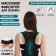 Massner-fixer for posture, Velcro, size S, cardboard box, black color black