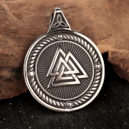 Scandinavian amulet-suspension "pile", 13 g, 39x30 mm-1