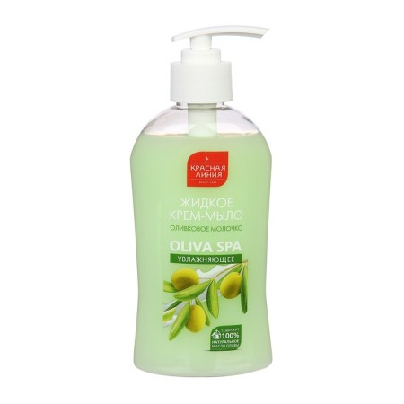 Cream-soap red red line "Olive milk" Oliva Spa, 310 grams