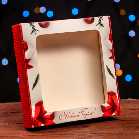 Self -assembly box "Knock!", 16 x 16 x 3 cm