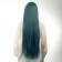 Carnival wig "anime" blue color, long