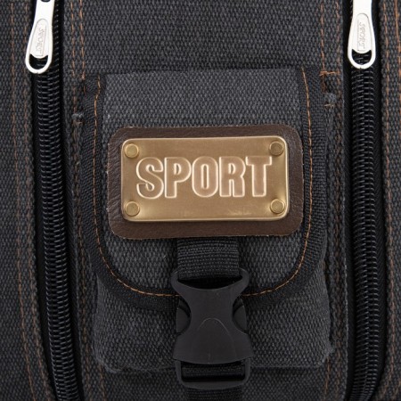 Tourist backpack, 60 l, lightning department, external pocket, black color-8