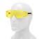 Protective glasses Denzel 89202, polycarbonate, enlarged yellow lens, adjustable arches
