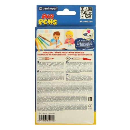 Flomasters - Blopen 5 colors Centropen 1500/05 Airpens Vivid Colours-1