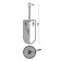 Suspended lamp Freya Fr5182PL-03CH ONDA, 300x300x1585 mm, E14, 3x60W, color chromium