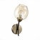 Wall lamp EVOLUCE. Sle205301-01. Besano. 1x40 W, E14, 13x28 cm, bronze color, black