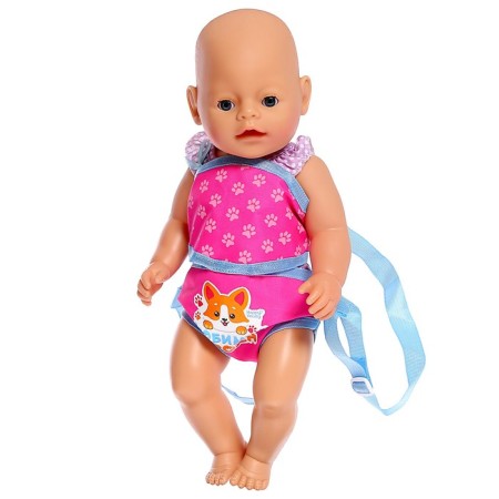 Clothes for dolls "Favorite Kroch", a backpack-carrier-1