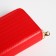 Women's wallet on lightning, red color