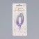 Candle for the cake "Oval", number "0", 5.5 cm, silver-sirn