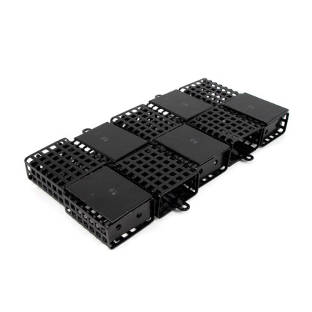 Feeding feeder Yaman rectangular 60 g, metal, removable plastic bottom, packaging 10 pcs. 106948-1