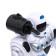 Robot "Hero", light and sound effects, works from batteries, blue color