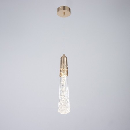 Lamp Bayerlux "Sharon" LED 10W gold 8.5x8.5x40-150 cm-1