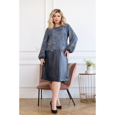 Women's dress, size 52, blue color