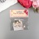 Decor for creativity plastic "Pearl with crown and loop" set 10 pcs d = 1 cm