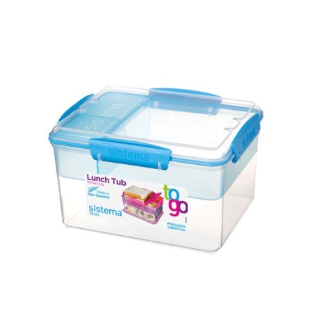 Sistema to-go container, two-level, with separators, 2.3 l, color mix