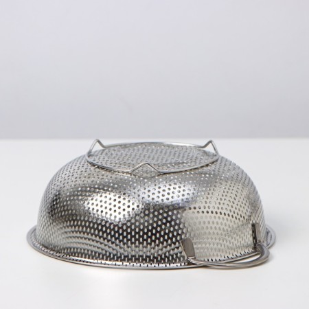 A colander with the handles "Marco", D = 19 cm, 23 × 19.5 × 6.8 cm, stainless steel-2