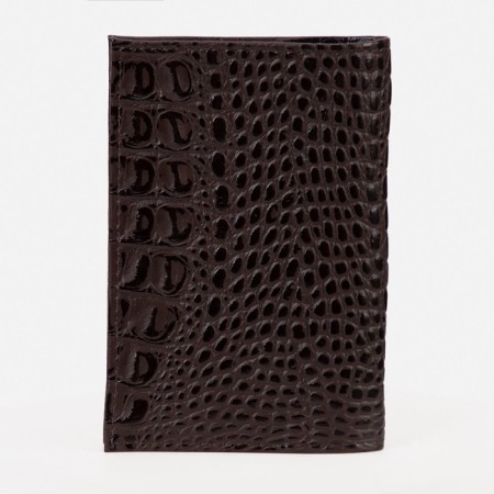 Passport cover, brown color-1