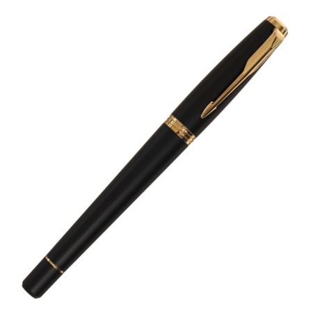 Set Parker Urban Core FK200 Muted Black GT handle feathers + ballpoint handle, brass-3