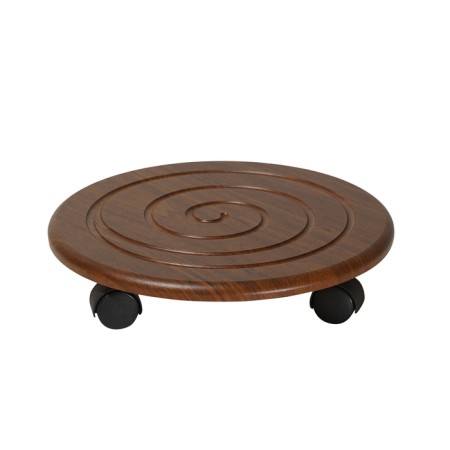 A set of floor stands "Spiral" (2 pcs), 345 × 345 × 70 mm, color nut.