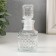 Diffusor for essential oils with a lid of "rhombics" 50 ml transparent 4.5x4.5x10.5 cm