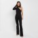 Women's jeans with arrow Minaku Black color, size 42