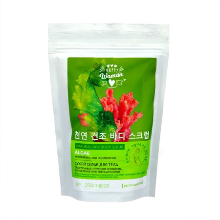 Body scrub dry Happy Woman with algae, 250 g