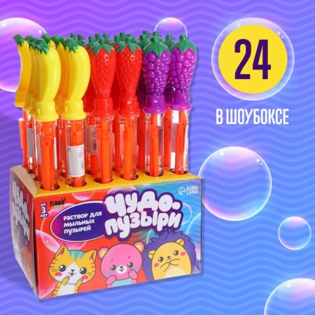 Soap bubbles "giants" sausage 36 cm, 100 ml, mixture-2