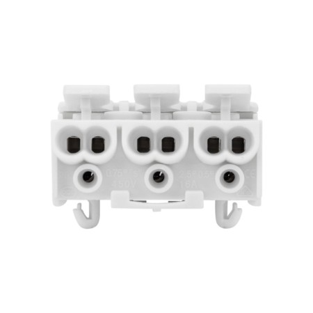 Domestic terminal KSP 3-pole with mounting legs (100 pcs./Units) Rexant-3