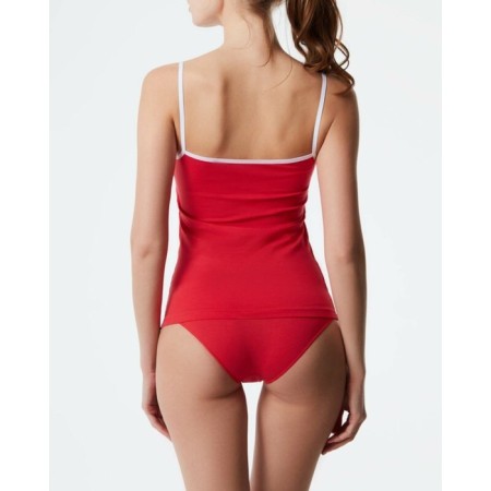 Female set: top and panties Merry XMAS, size L, Red-re color-1