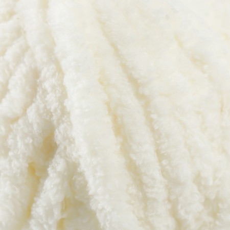 Yarn "Softy Mega" 100% micropoliester 70m/100g (62 light milk)-2
