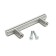 Handle -label, lightweight, d = 12 mm, m/o 64 mm, color mat. nickel