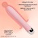 Vibrator with heating function and pulsating balls Fahrenneit, silicone, pink color, 19 cm