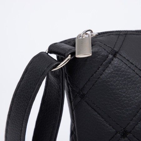 Bag Cross-Bodi with a zipper, black color-3